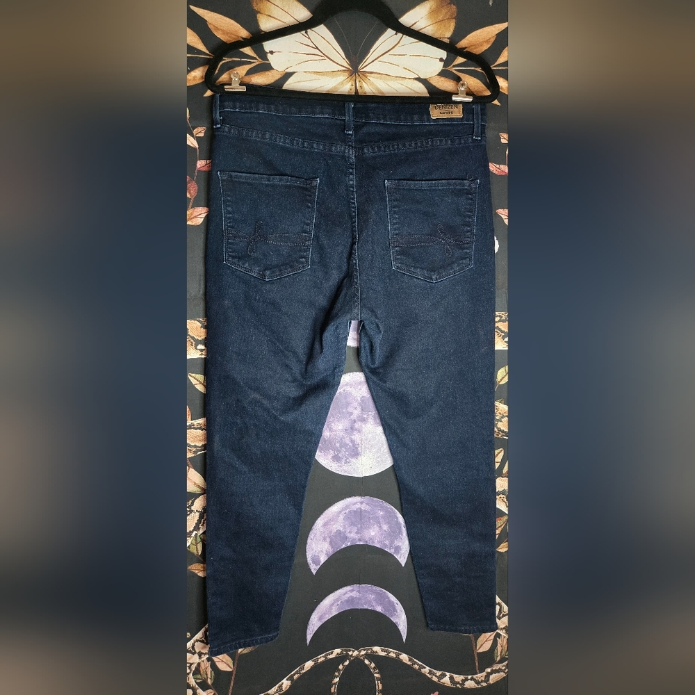 Levis Denizen Skinny Jeans With Ankle Zippers Sz 14